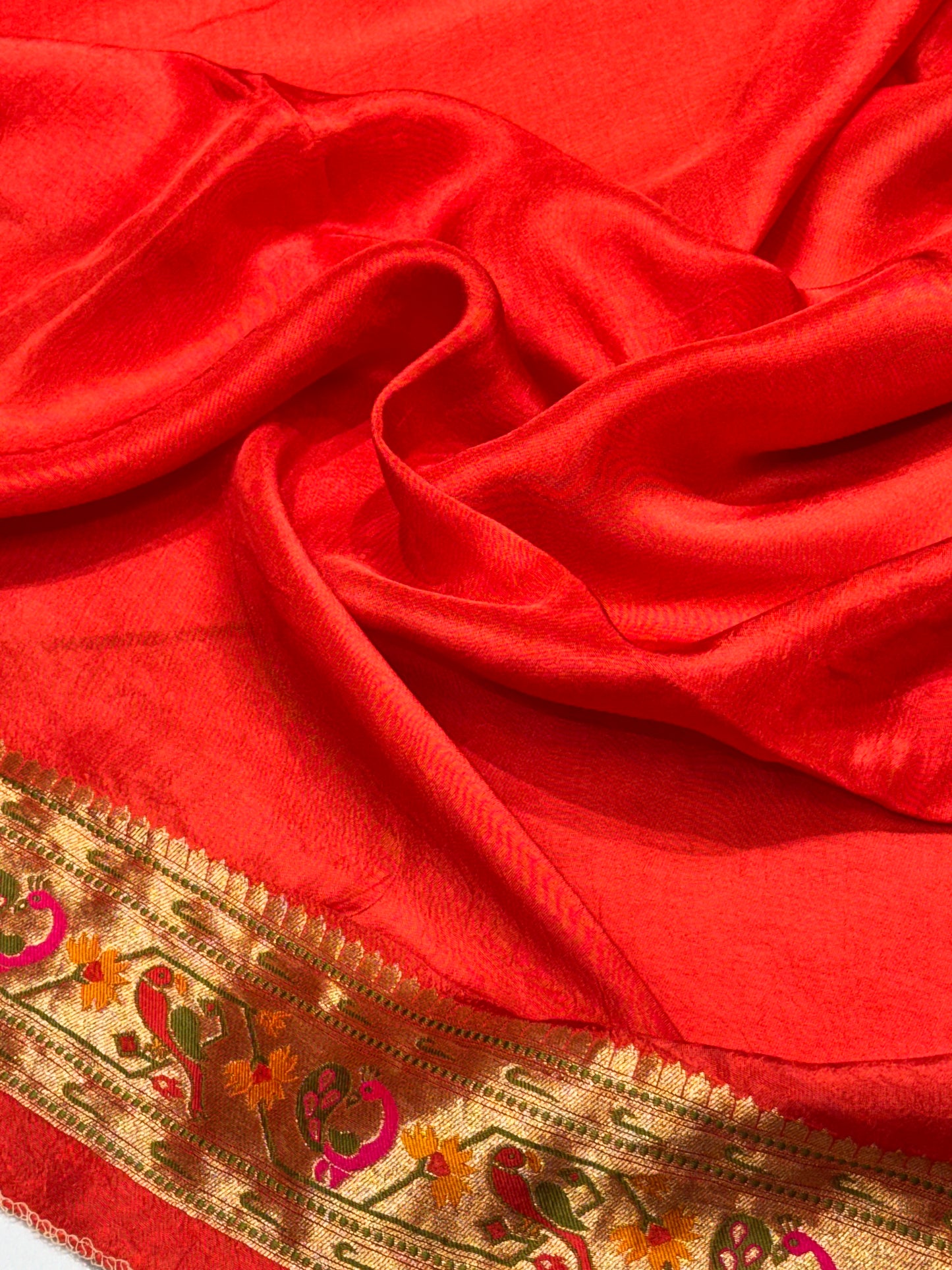 SEMI CREPE PAITHANI