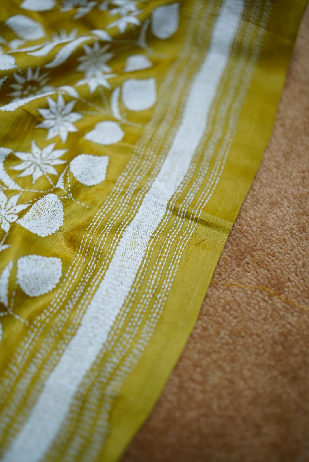 Pure Tussar Kantha