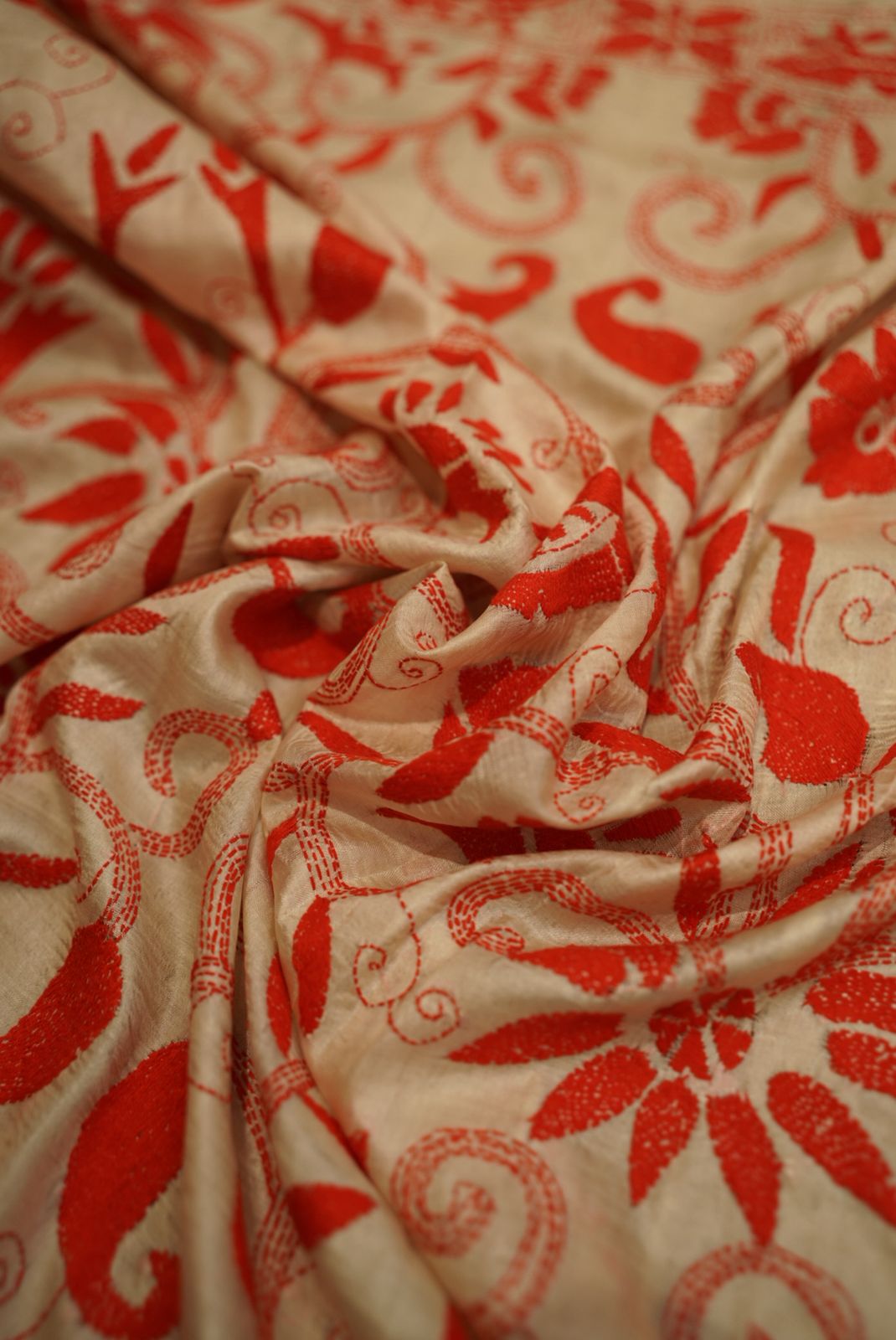 Pure Tussar Kantha