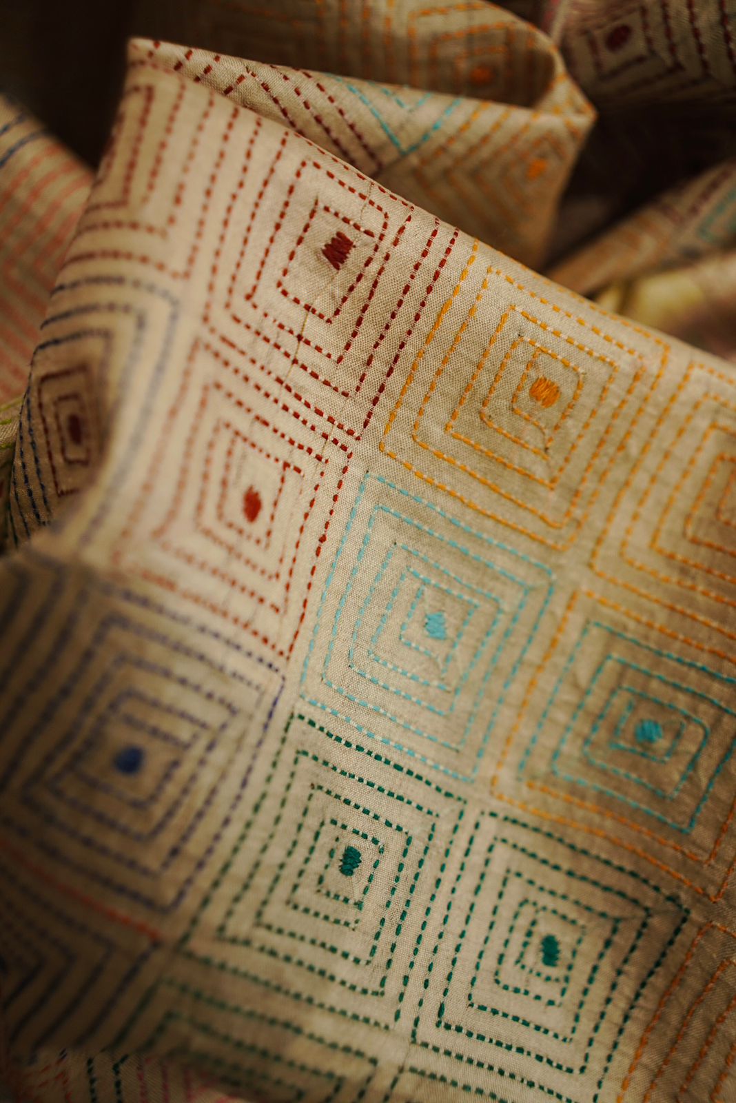 Pure Tussar Kantha