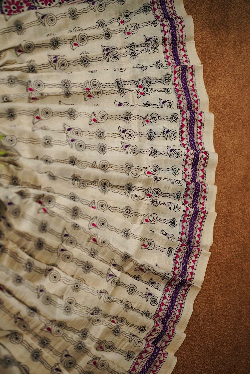 Pure Tussar Kantha