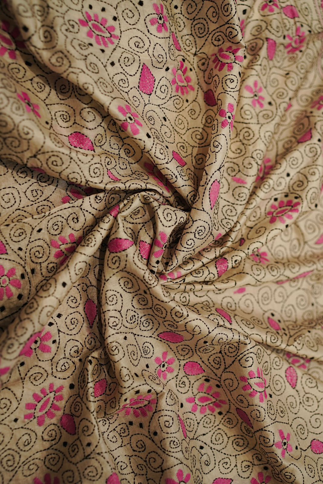 Pure Tussar Kantha