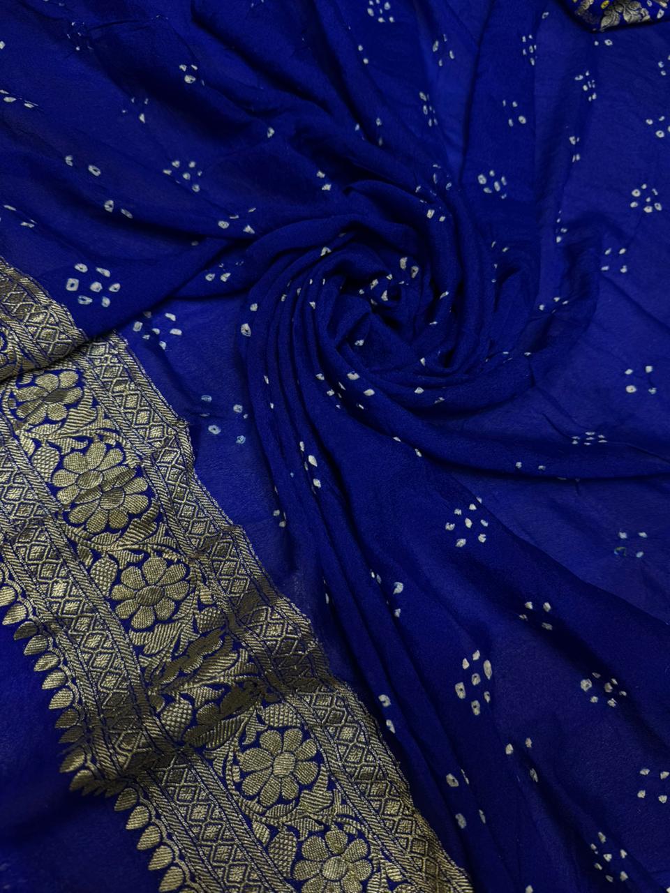 Bandhej Khaddi Saree