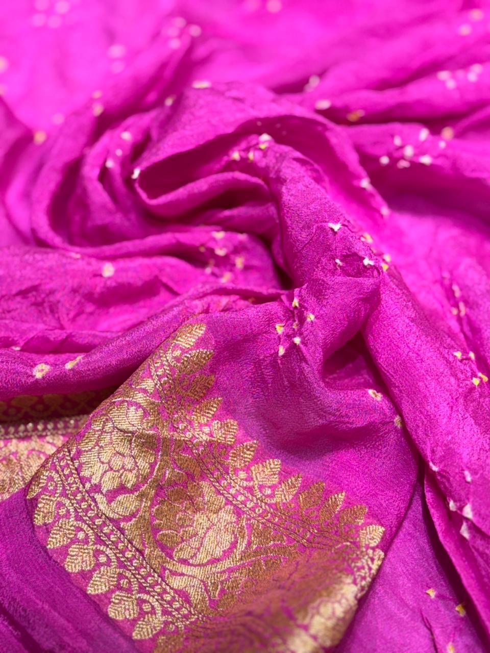Bandhej Khaddi Saree