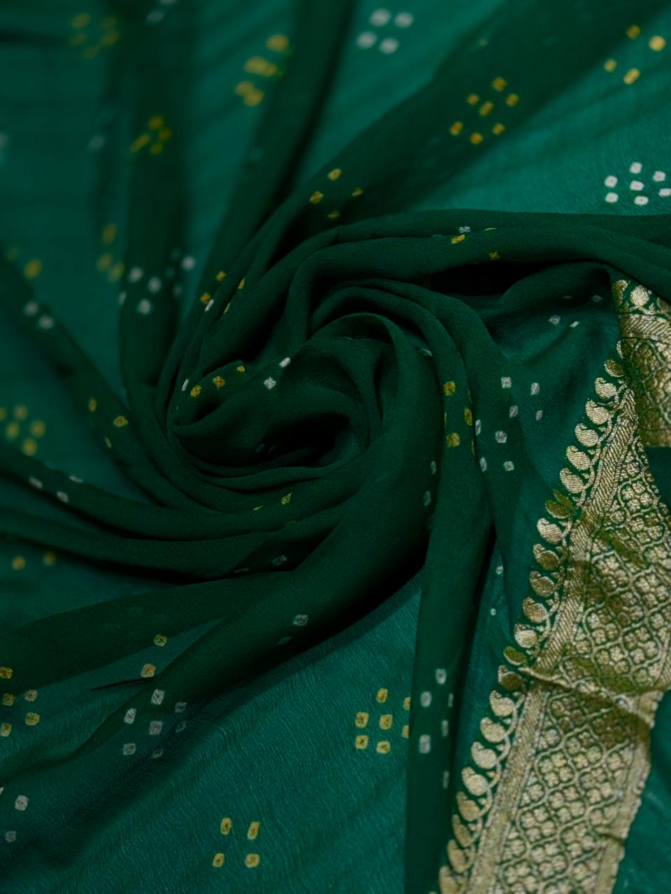 Bandhej Khaddi Saree