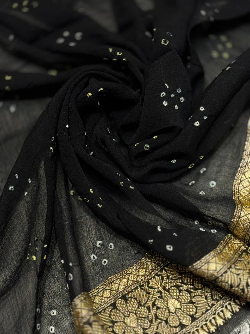Bandhej Khaddi Saree