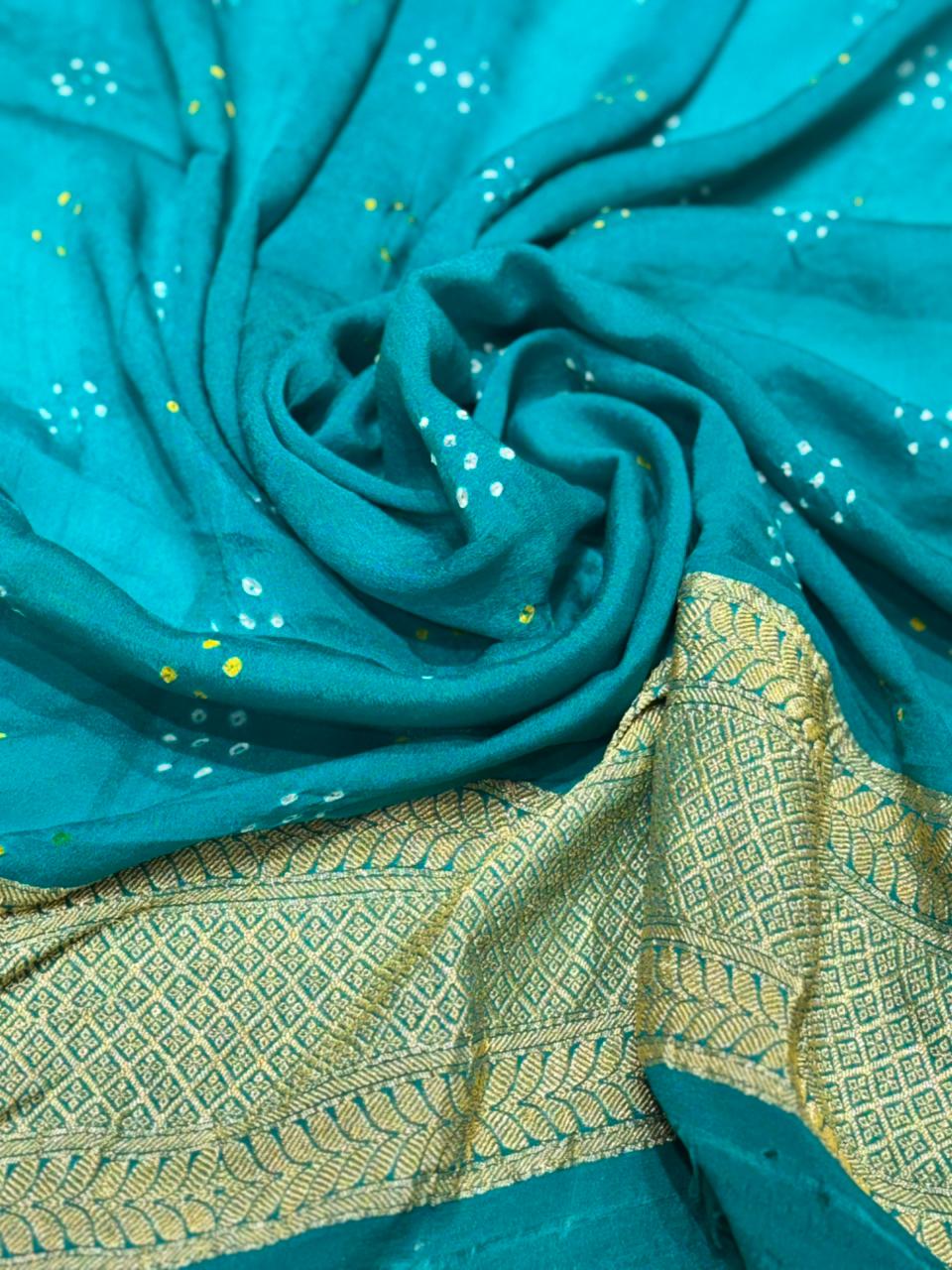 Bandhej Khaddi Saree