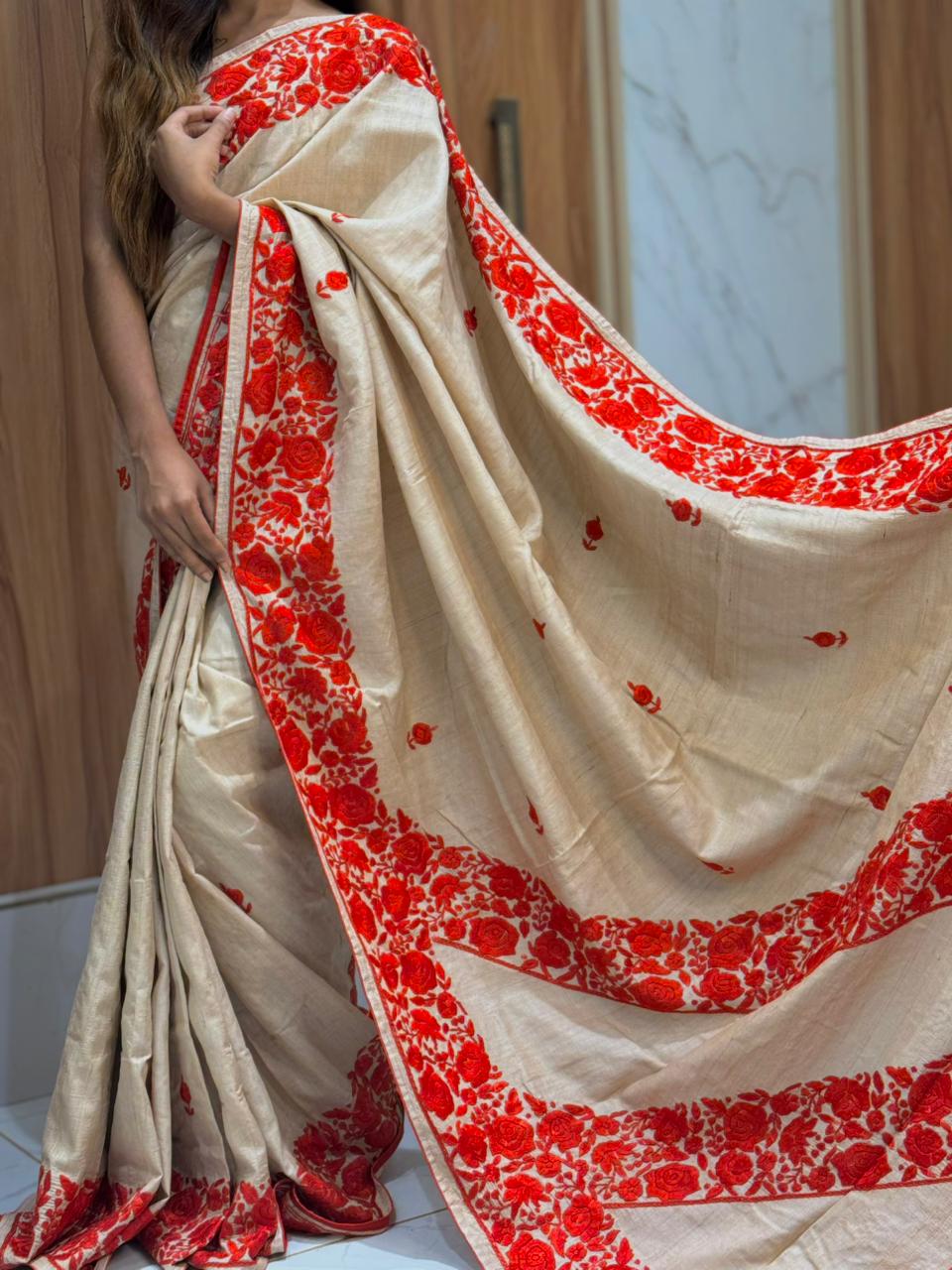Hand Parsi Tussar