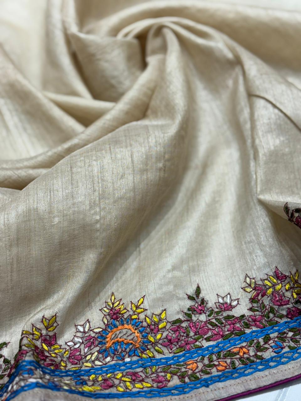 Kashmiri Work Tussar