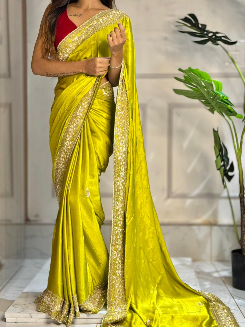 crepe satin
