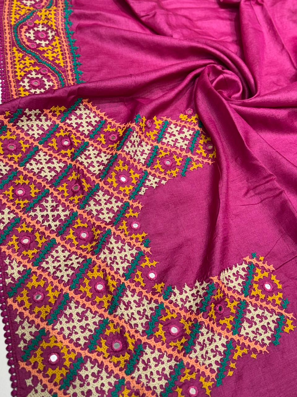 Pure Tussar Gujarati