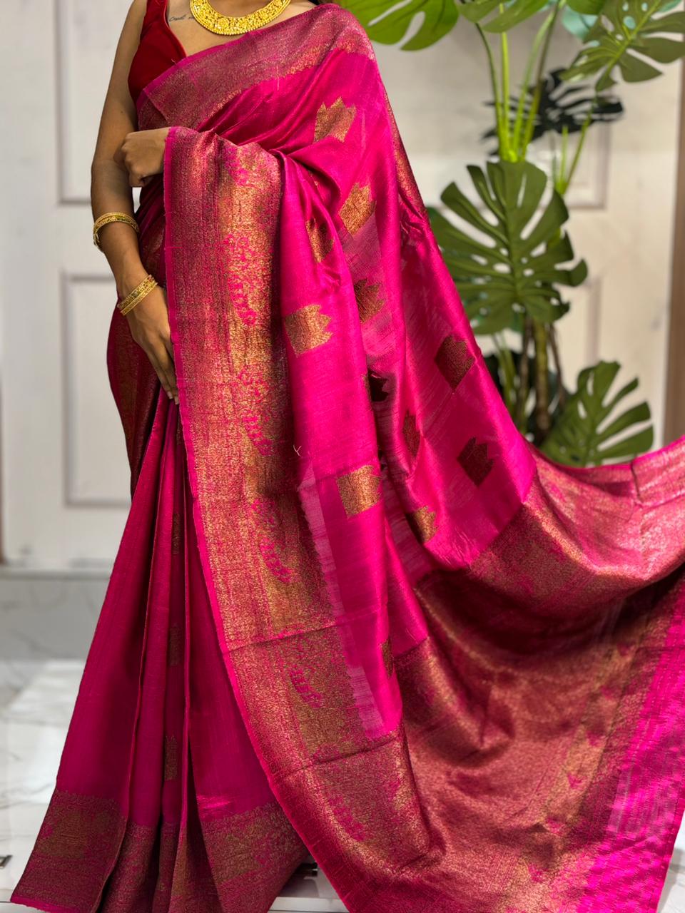 Pure raw silk benarasi