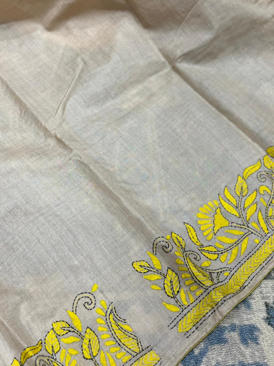Pure Tussar Kantha
