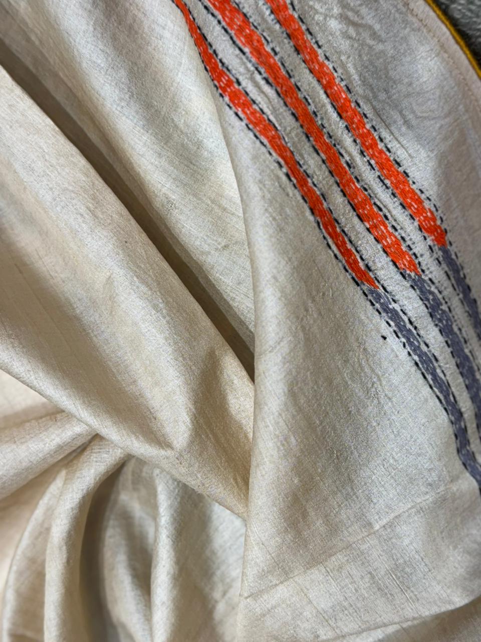 Pure Tussar Kantha