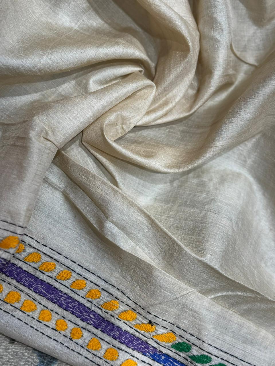 Pure Tussar Kantha