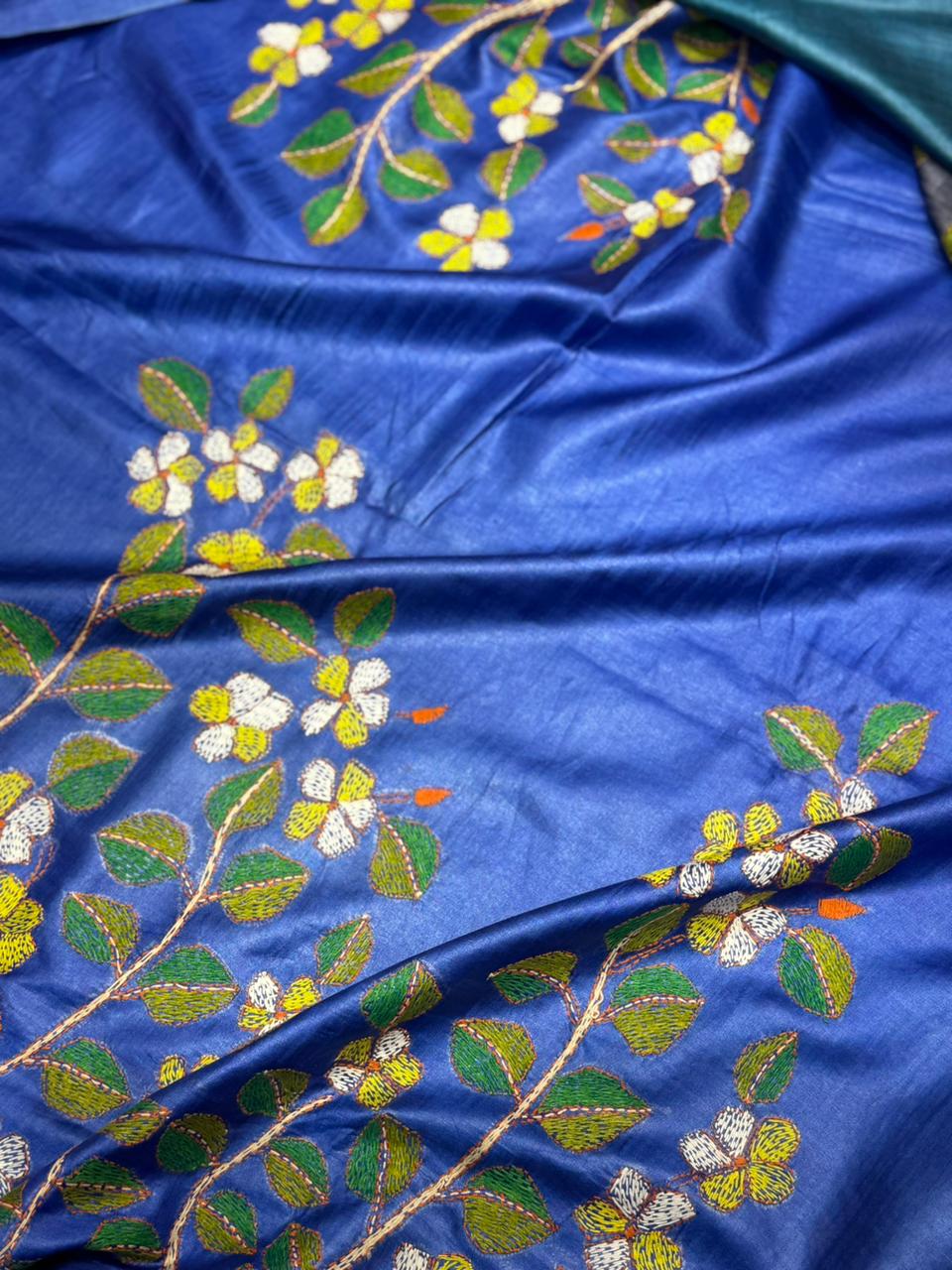 Pure Tussar Kantha