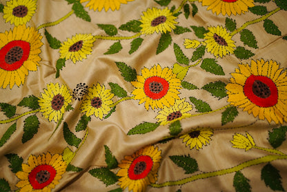 Pure Tussar Kantha