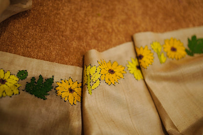 Pure Tussar Kantha