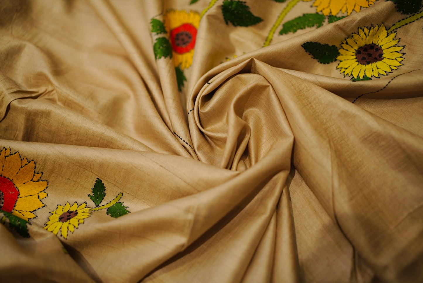Pure Tussar Kantha