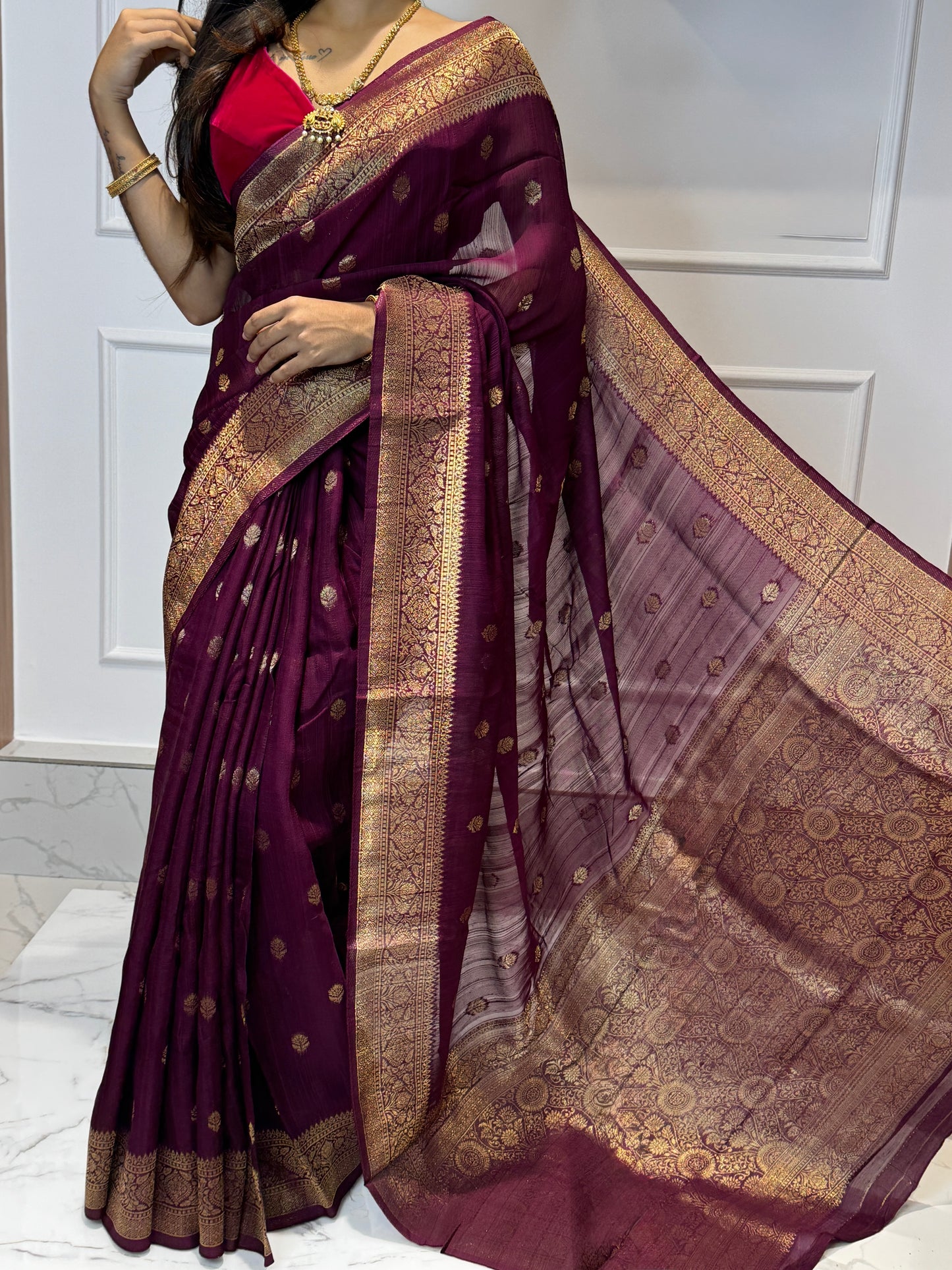SEMI RAW SILK