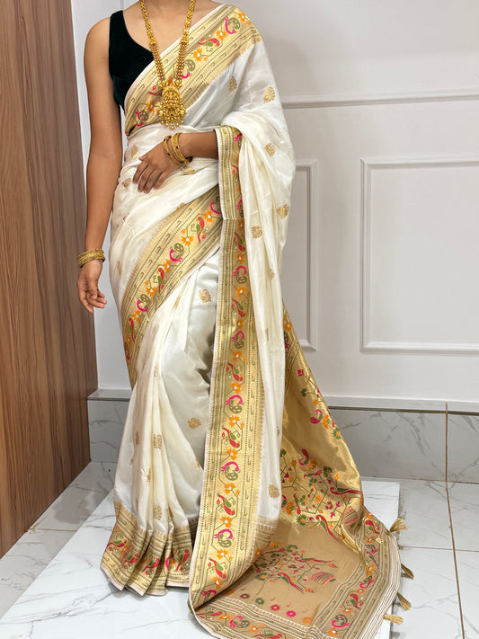 SEMI CREPE PAITHANI