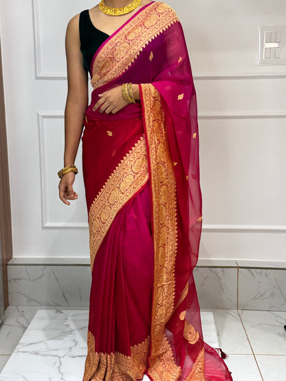 PURE CHIFFON BENARASI