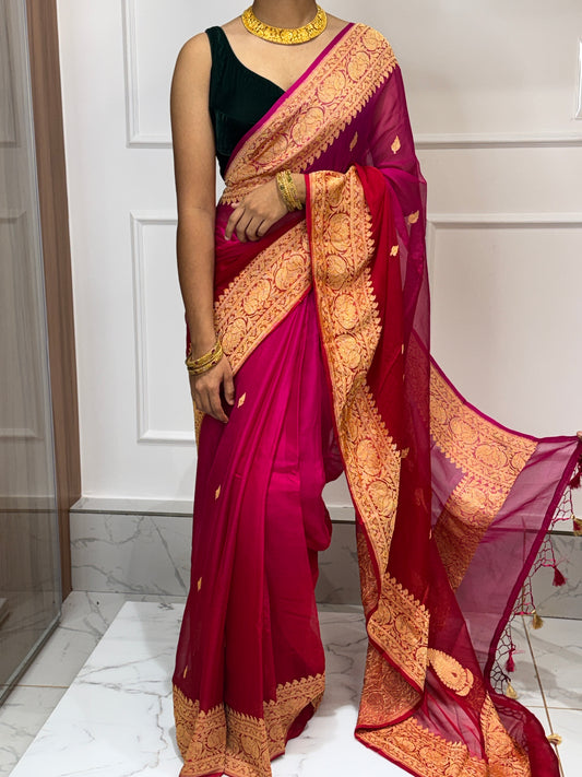 PURE CHIFFON BENARASI