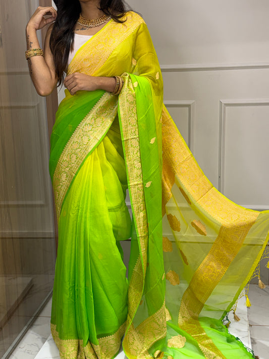 PURE CHIFFON BENARASI