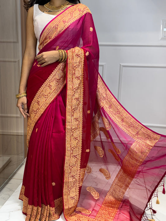 PURE CHIFFON BENARASI