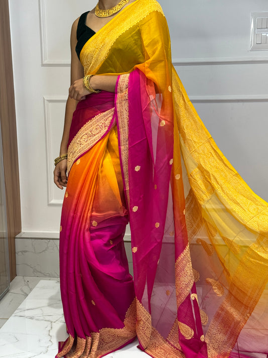PURE CHIFFON BENARASI