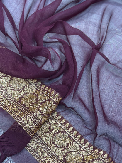 PURE CHIFFON BENARASI