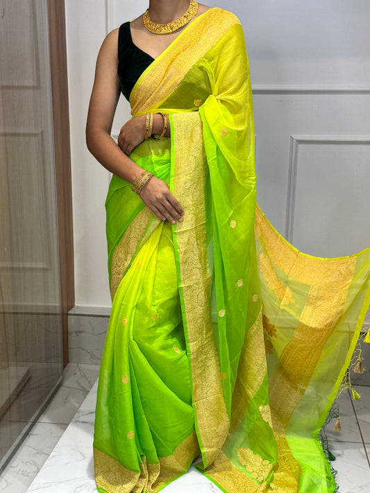 PURE CHIFFON BENARASI