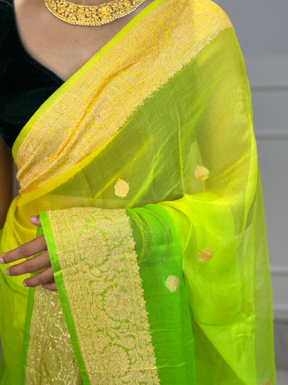 PURE CHIFFON BENARASI