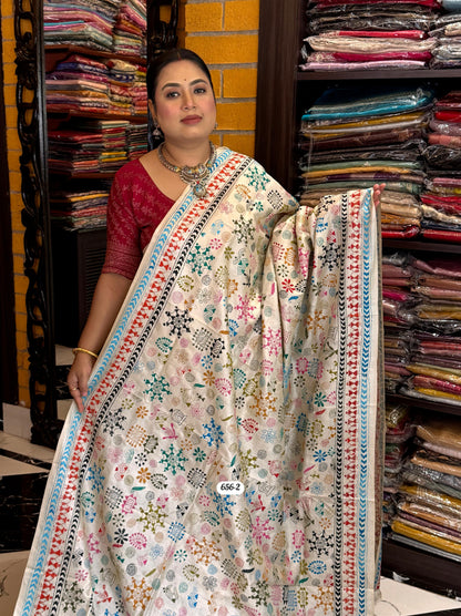 Tussar kantha