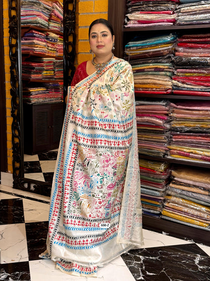 Tussar kantha