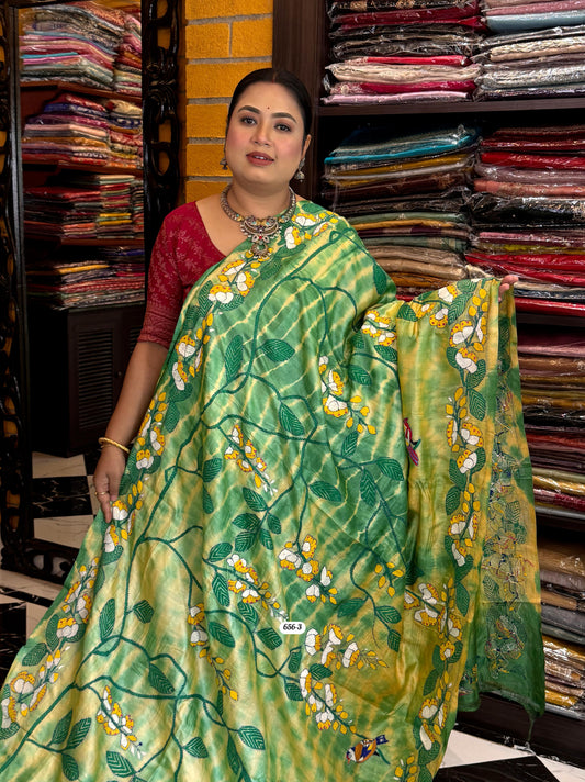 Tussar kantha