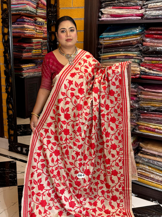 Tussar kantha