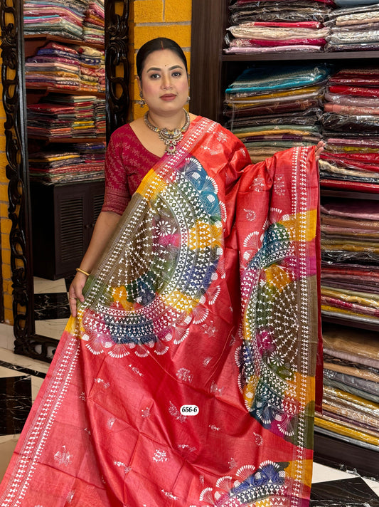 Tussar kantha
