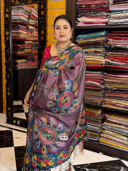 Tussar kantha