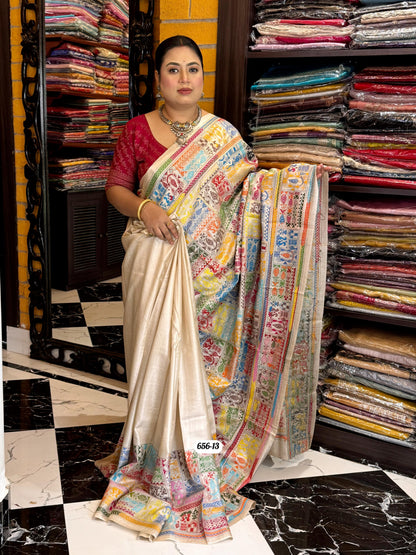 Tussar kantha