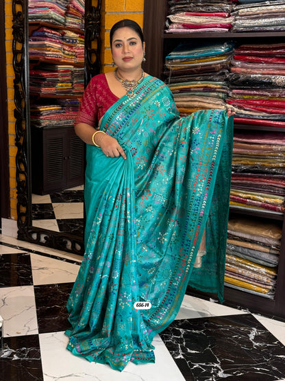 Tussar kantha