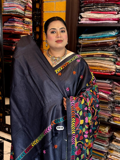 Tussar kantha