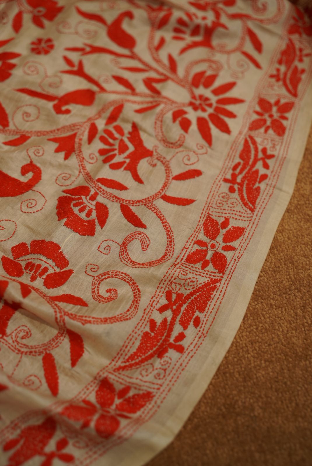 Pure Tussar Kantha