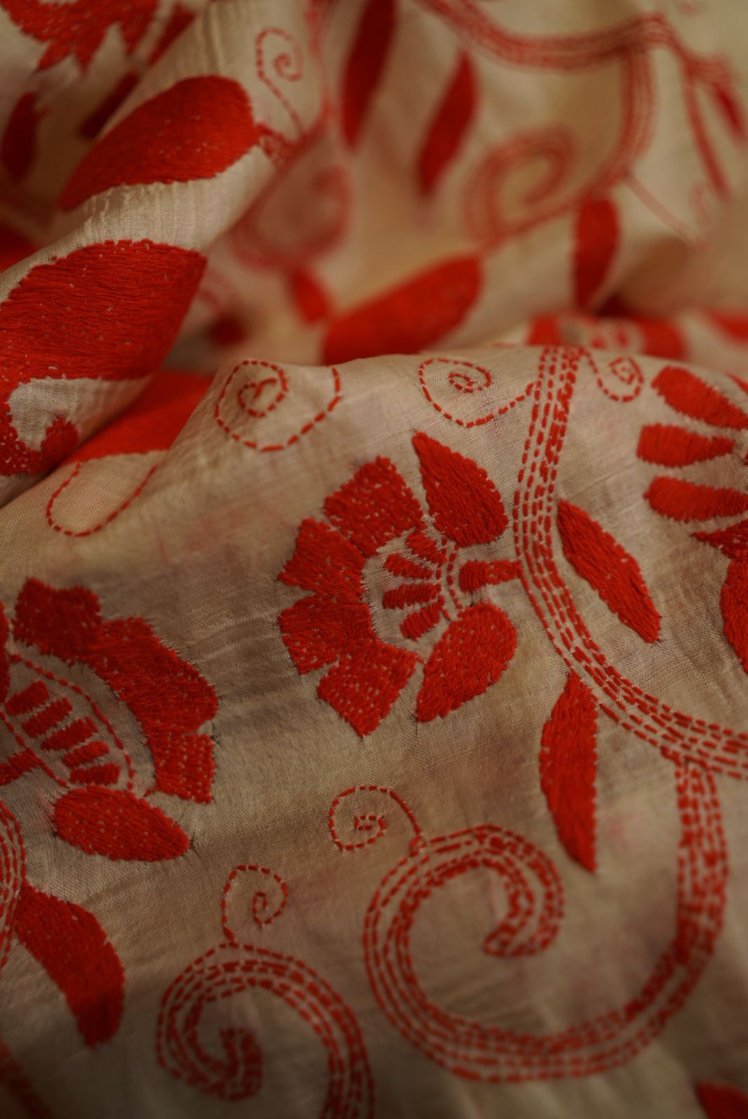 Pure Tussar Kantha