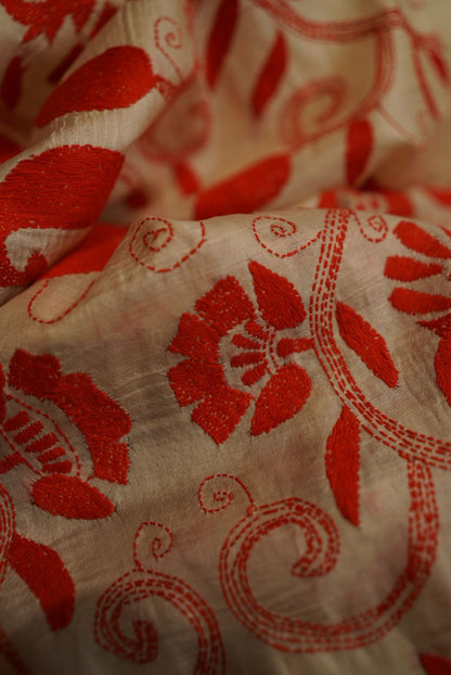 Pure Tussar Kantha
