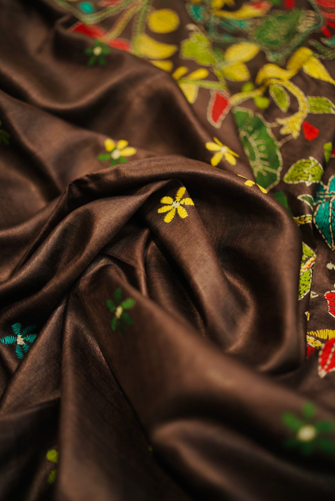 Pure Tussar Kantha