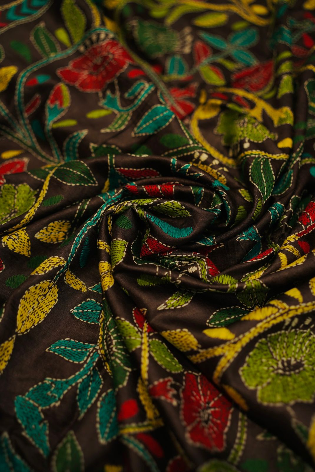 Pure Tussar Kantha