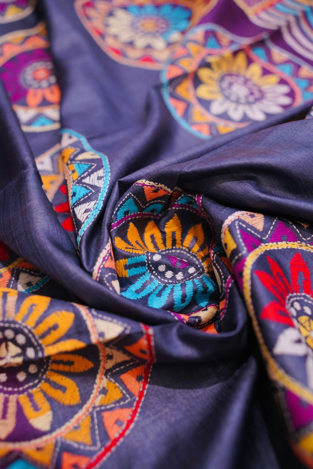 Pure Tussar Kantha