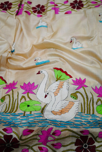Pure Tussar Kantha