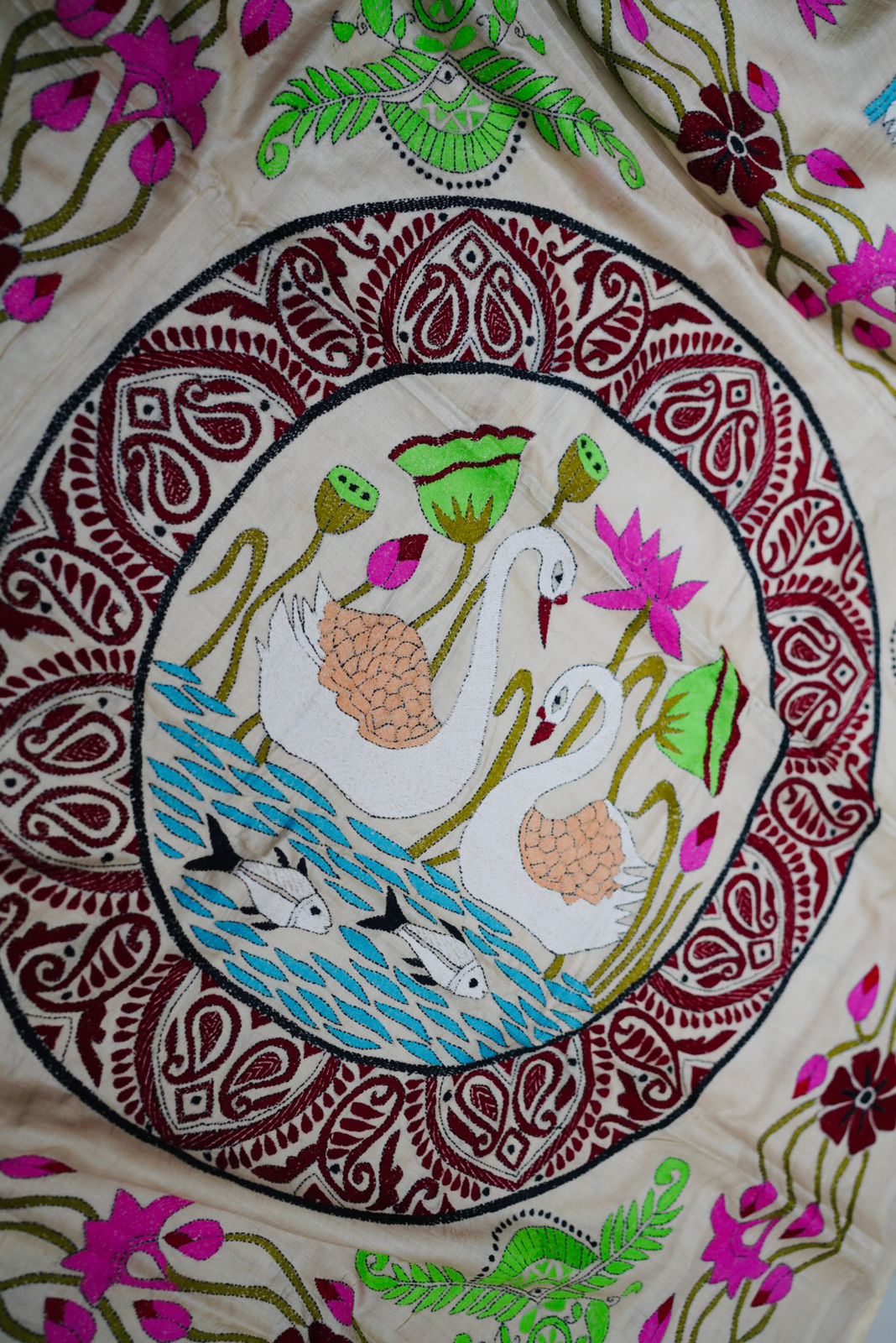 Pure Tussar Kantha